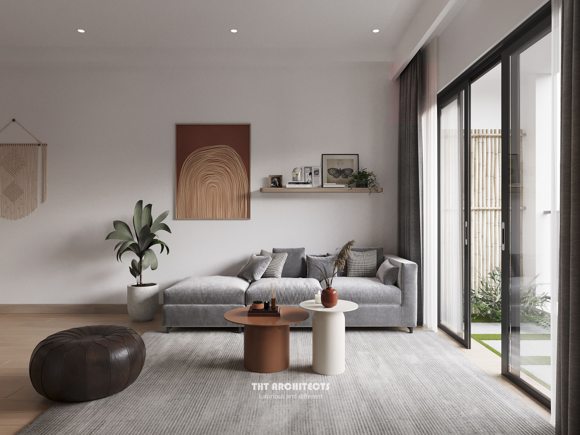 tht architects - Chung cư Vinhome Grand Park - phòng khách bếp 07